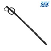 Черный стимулятор уретры Sex Expert - Sex Expert - купить с доставкой в Южно-Сахалинске