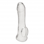 Прозрачная насадка на пенис Transparent Penis Enhancing Sleeve Extension - 15,9 см. - BlueLine - в Южно-Сахалинске купить с доставкой