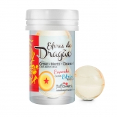 Интимный гель Esferas do Dragao Hot Ball с охлаждающе-разогревающим эффектом (2 шарика по 3 гр.) - HotFlowers - купить с доставкой в Южно-Сахалинске