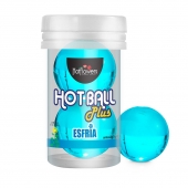 Лубрикант на масляной основе Hot Ball Plus с охлаждающим эффектом (2 шарика по 3 гр.) - HotFlowers - купить с доставкой в Южно-Сахалинске