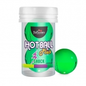 Лубрикант на силиконовой основе Hot Ball Plus с покалывающим эффектом (2 шарика по 3 гр.) - HotFlowers - купить с доставкой в Южно-Сахалинске