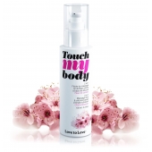 Силиконовый лубрикант 2-в-1 Touch My Body с ароматом вишнёвого цвета - 100 мл. - Love to Love - купить с доставкой в Южно-Сахалинске