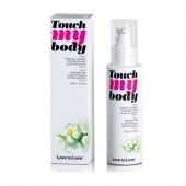 Силиконовый лубрикант 2-в-1 Touch My Body с ароматом моной - 100 мл. - Love to Love - купить с доставкой в Южно-Сахалинске