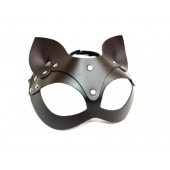 Эффектная маска кошки с ушками - БДСМ Арсенал - купить с доставкой в Южно-Сахалинске