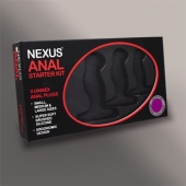 Набор из 3 массажеров простаты чёрного цвета NEXUS ANAL STARTER KIT - Nexus Range - в Южно-Сахалинске купить с доставкой