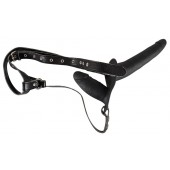 Женский страпон с вагинальной пробкой - 15 см. - Orion - купить с доставкой в Южно-Сахалинске