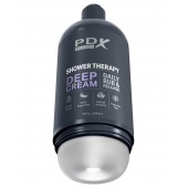 Мастурбатор в бутылке Shower Therapy Deep Cream - Pipedream - в Южно-Сахалинске купить с доставкой
