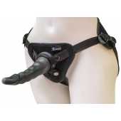 Комплект из трусиков Harness и двух насадок - 20,5 и 18 см. - LOVETOY (А-Полимер) - купить с доставкой в Южно-Сахалинске