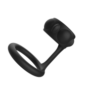 Черная эрекционная насадка на пенис - 6,2 см. - I-MOON - в Южно-Сахалинске купить с доставкой