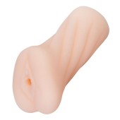 Эластичный компактный мастурбатор-вагина телесного цвета - Tokyo Style - в Южно-Сахалинске купить с доставкой
