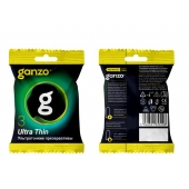 Ультратонкие презервативы Ganzo Ultra thin в мягкой упаковке - 3 шт. - Ganzo - купить с доставкой в Южно-Сахалинске