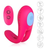 Розовое виброкольцо с пультом ДУ - I-MOON - в Южно-Сахалинске купить с доставкой