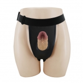 Полый страпон на регулируемых трусиках Houston - 17,5 см. - Baile - купить с доставкой в Южно-Сахалинске