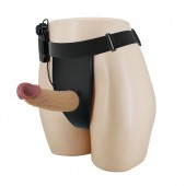 Полый вибрострапон на регулируемых трусиках Draven - 17,5 см. - Baile - купить с доставкой в Южно-Сахалинске