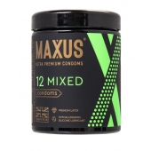 Презервативы MAXUS Mixed - 12 шт. - Maxus - купить с доставкой в Южно-Сахалинске