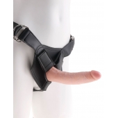 Страпон на виниловых трусиках Strap-on Harness Cock - 17,8 см. - Pipedream - купить с доставкой в Южно-Сахалинске