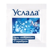 Гель-лубрикант «Услада с серебром» - 3 гр. - Биоритм - купить с доставкой в Южно-Сахалинске