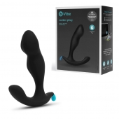 Черный утяжеленный анальный стимулятор Rocker Plug - 12 см. - b-Vibe - в Южно-Сахалинске купить с доставкой
