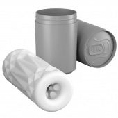 Белый компактный мастурбатор Fine Lady в упаковке-банке - Baile - в Южно-Сахалинске купить с доставкой