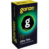 Прозрачные ультратонкие презервативы Ganzo Ultra thin - 15 шт. - Ganzo - купить с доставкой в Южно-Сахалинске