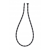 Черный уретральный массажер Glide Medium - 30 см. - Lola Games - купить с доставкой в Южно-Сахалинске