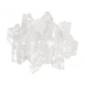 Прозрачное гелевое эрекционное кольцо-звезда - Toyfa Basic - в Южно-Сахалинске купить с доставкой