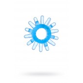 Голубая гелевая насадка с шипиками - Toyfa Basic - в Южно-Сахалинске купить с доставкой