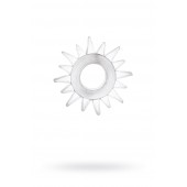 Прозрачное гелевое эрекционное кольцо-солнце - Toyfa Basic - в Южно-Сахалинске купить с доставкой