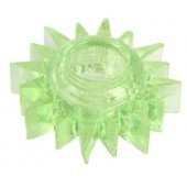 Зеленое эрекционное кольцо-солнце - Toyfa Basic - в Южно-Сахалинске купить с доставкой