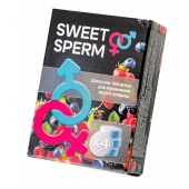 Шипучие таблетки для мужчин Sweet Sperm для изменения вкуса спермы (4 шт. по 0,5 гр.) - Капиталпродукт - купить с доставкой в Южно-Сахалинске