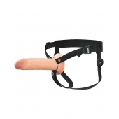 Полый страпон на ремнях 8’’ Hollow Silicone Strap-on - Pipedream - купить с доставкой в Южно-Сахалинске