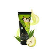 Массажный крем для тела с ароматом груши и зелёного чая Pear   Exotic Green Tea - 200 мл. - Shunga - купить с доставкой в Южно-Сахалинске
