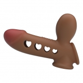 Насадка на пенис с эффектом расширения Tyronn - 16,1 см. - Baile - в Южно-Сахалинске купить с доставкой