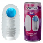 Мастурбатор с шариком внутри Wonder ball - Baile - в Южно-Сахалинске купить с доставкой