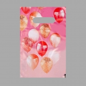 Пакет «Праздничные шары» с вырубной ручкой (20х30 см) - UPAK LAND - купить с доставкой в Южно-Сахалинске