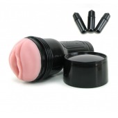 Мастурбатор-вагина Fleshlight - Vibro Pink Lady Touch с вибрацией - Fleshlight - в Южно-Сахалинске купить с доставкой