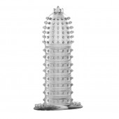 Прозрачная насадка на фаллос с закрытой головкой - 14 см. - Baile - в Южно-Сахалинске купить с доставкой