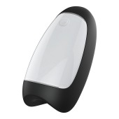 Черно-белый сквозной вибромастурбатор Hercules - Rends - в Южно-Сахалинске купить с доставкой