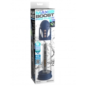 Синяя вакуумная автоматическая помпа Max Boost Pro Flow - Pipedream - в Южно-Сахалинске купить с доставкой