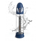 Синяя вакуумная автоматическая помпа Max Boost Pro Flow - Pipedream - в Южно-Сахалинске купить с доставкой