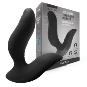 Черный вибромассажер простаты 3,5’’ Curve P-spot Massager - 12 см. - Erokay - в Южно-Сахалинске купить с доставкой