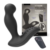 Черный вибромассажер простаты 3,5’’ Remote Control P-spot Massager - 12,5 см. - Erokay - в Южно-Сахалинске купить с доставкой