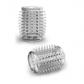 Прозрачная насадка с шипами STAY HARD COCK SLEEVE 01 CLEAR - Blush Novelties - в Южно-Сахалинске купить с доставкой