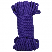Фиолетовая верёвка для связывания и фиксации Bind Tie - 15,24 м. - Doc Johnson - купить с доставкой в Южно-Сахалинске
