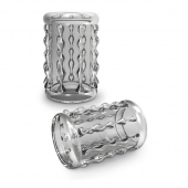 Прозрачная насадка с бороздками STAY HARD COCK SLEEVE 04 CLEAR - Blush Novelties - в Южно-Сахалинске купить с доставкой