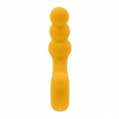 Желтая анальная вибропробка Bumble - 14,9 см. - Gender X