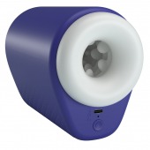 Синий автоматический вибромастурбатор Dj Lady - Baile - в Южно-Сахалинске купить с доставкой