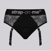 Трусики для фиксации насадок Strap-on-me Harness Lingerie Diva XS - Strap-on-me - купить с доставкой в Южно-Сахалинске