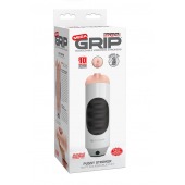 Мастурбатор-вагина Extreme Toyz Mega Grip Vibrating Stroker Mouth - Pipedream - в Южно-Сахалинске купить с доставкой
