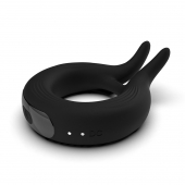 Черное эрекционное кольцо Marry Me Rechargeable Vibrating Cockring - Adrien Lastic - в Южно-Сахалинске купить с доставкой
